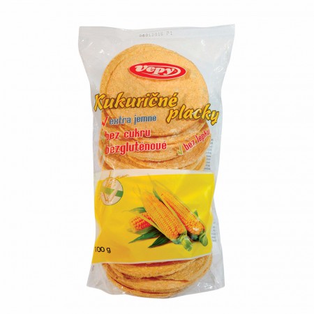 VEPY Kukuričné placky extra jemné 100g / 1,22 € s DPH